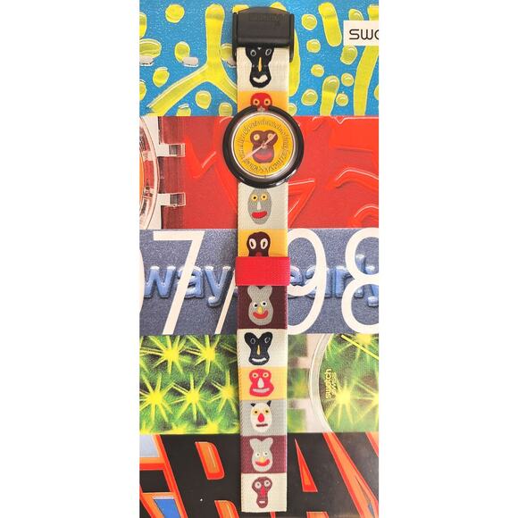 Swatch watch DOGGIE BAG PMK115 1996 POP Design by Jeffrey Fischer new old stock - Picture 4 of 10